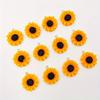 10Pcs Resin Yellow Sunflower Charms Pendants For Jewelry Making Diy Handmade Earrings Necklace Key Chain Accessories