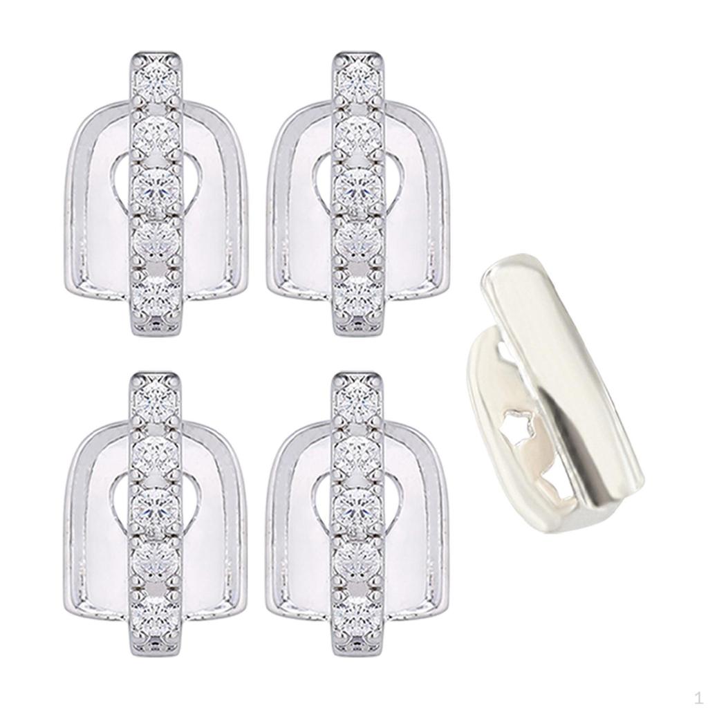 5x Grills for Your Teeth Gifts Men Women Halloween Tooth Cap Gap Grillz