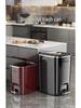 Luxury Pedal Trash Bin with Lid: Hands-Free Operation for Kitchen, Living, Dining, Bedroom