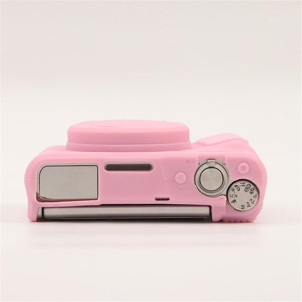 For SX740HS SX730HS Soft Rubber Silicone Case For Canon PowerShot SX740 HS SX730 Armor Body Cover Skin With Len Protector