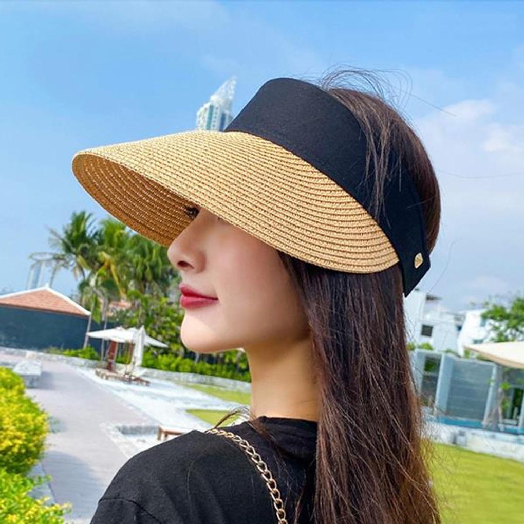 3-color summer hat for women, sun visor, UV protection sun cap