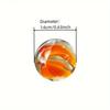 30/100pcs, Stained Glass Marbles 16mm/0.63inch Glass Ball Round Glass Beads, Vases Gems Aquarium (Random Color)
