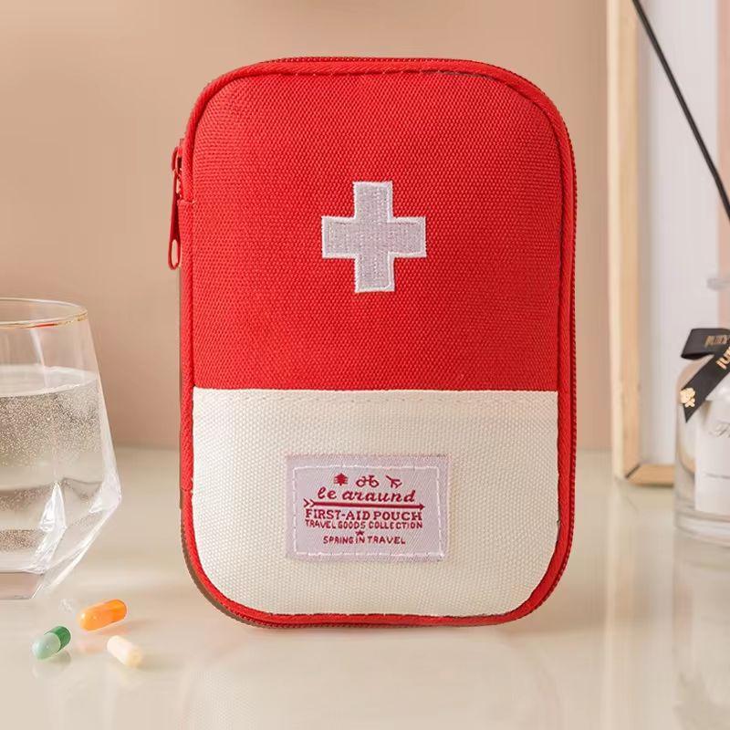 1PC Portable Medical Bag Medicine Storage Bag Small Medical Bag for Outings Travel Storage First Aid Kit