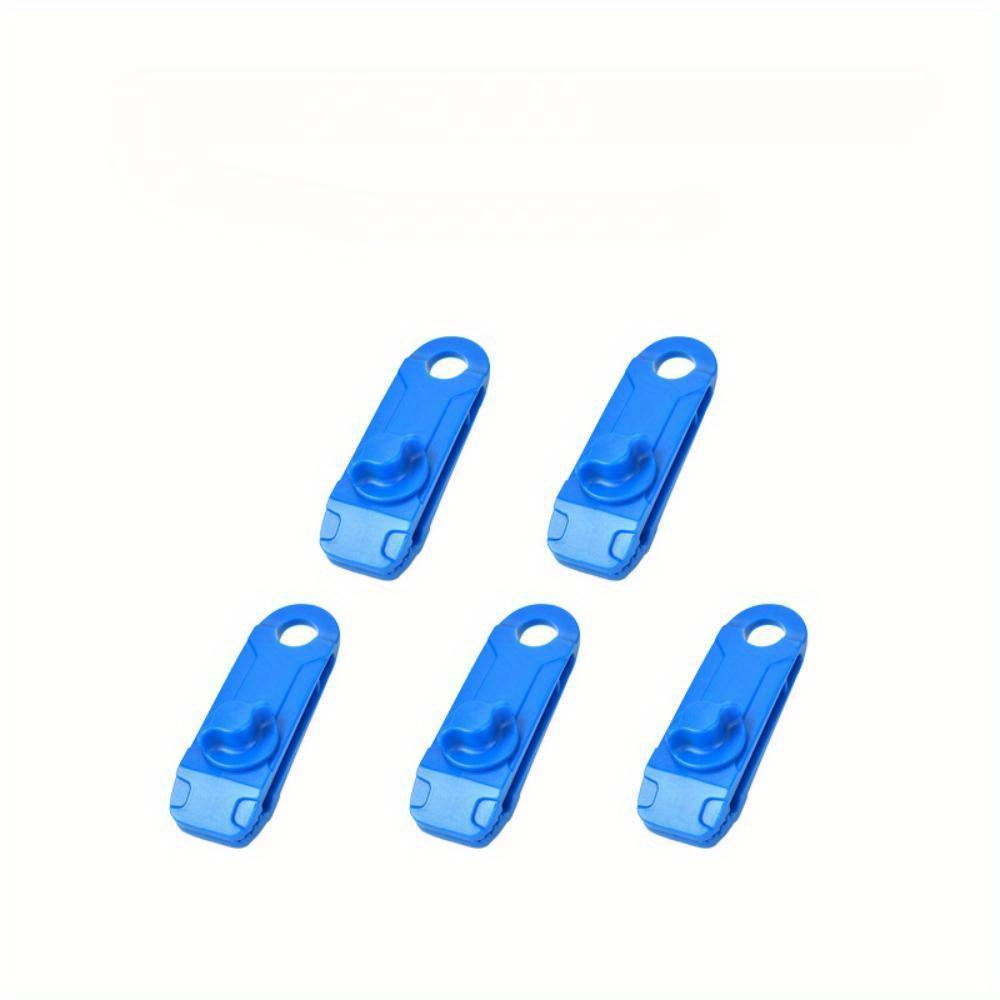 5PCS klips do baldachimu namiotu zewnętrzna lina wiatrowa wielokrotnego użytku zaciski markiza plandeka klamra kemping schroniska górskie akcesoria
