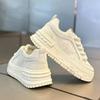 Men's shoes platform mesh breathable casual sneakers