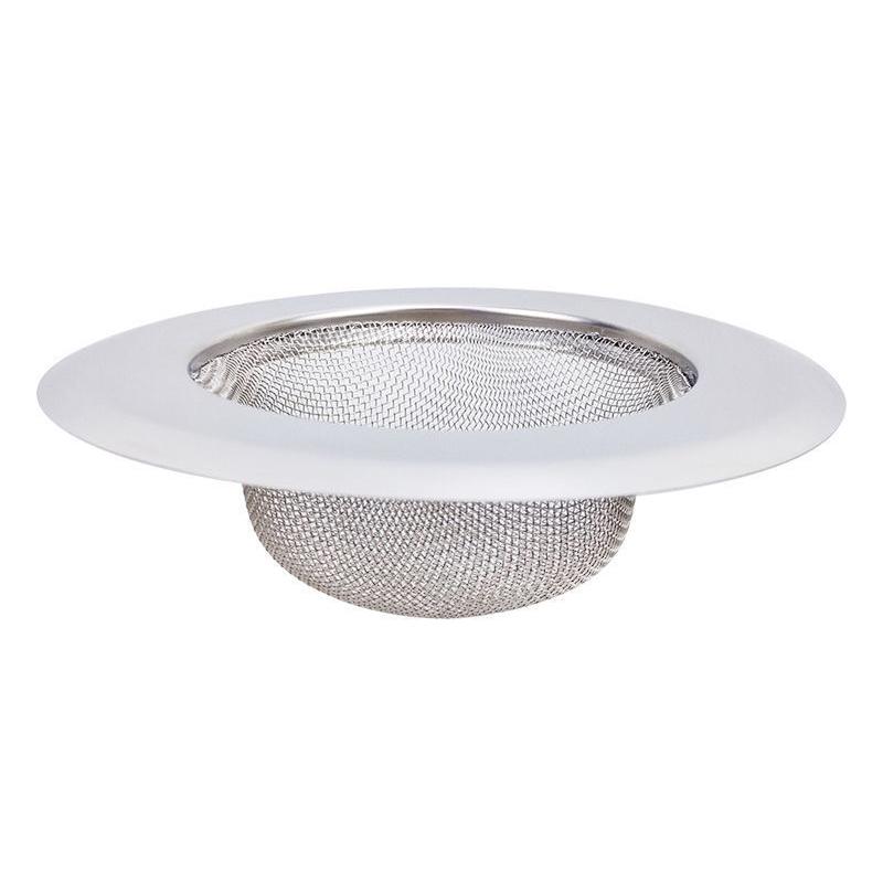 1Pcs Kitchen Sink Filter Stainless Steel Mesh Sink Strainer Filter Bathroom Sink Strainer Drain Hole Filter Trap Waste Screen