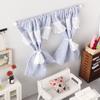 Miniature Decorative Window Curtain Stripe Curtain Accessory For 1/12 Dollhouses Scene Bedroom Landscape Accessories