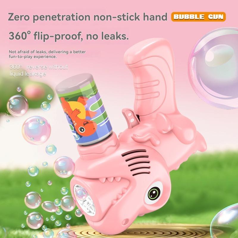 Fully Automatic Bubble Gun, Dinosaur Bubble Machine, Family Gatherings, Camping Toys, Summer Outdoor Bubble Gifts For Beach