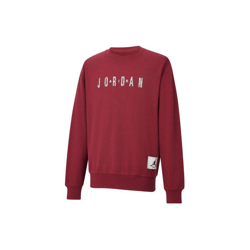 Jordan CNY Fleece Crewneck Sweatshirt Cinnabar Red Men s FZ6437-617 M