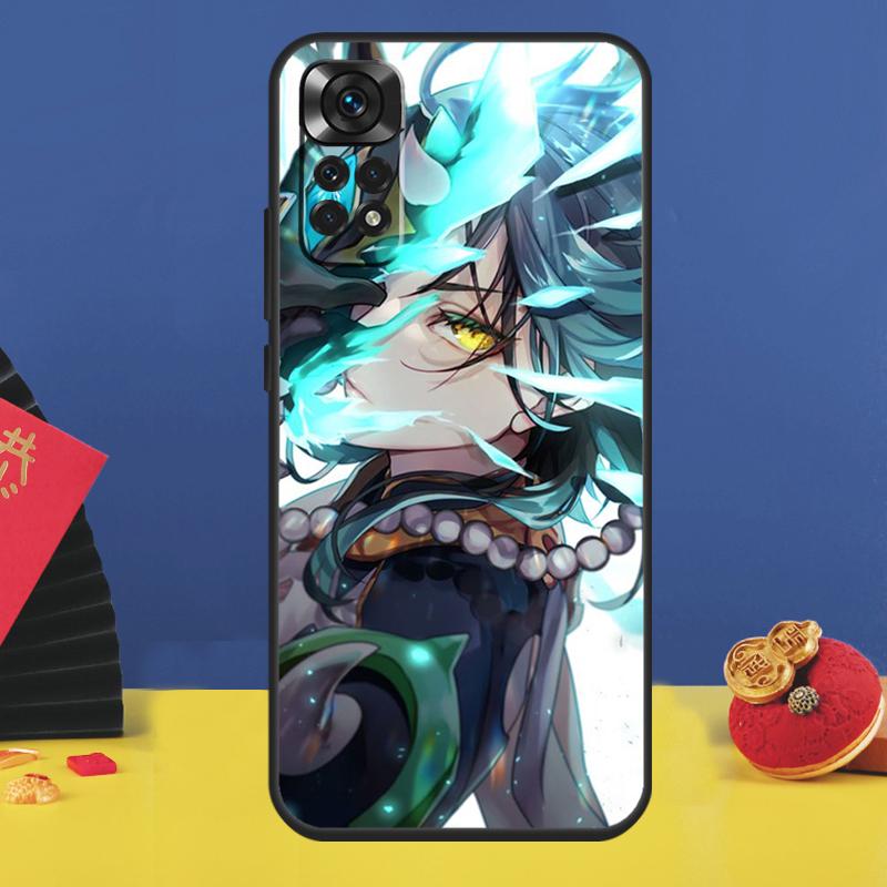 Xiao Genshin impact Phone Case For Xiaomi Redmi Note 11 Pro Note 10 Pro 12 8 9 Pro 9S 10S 11S 12C 9C 10C Funda