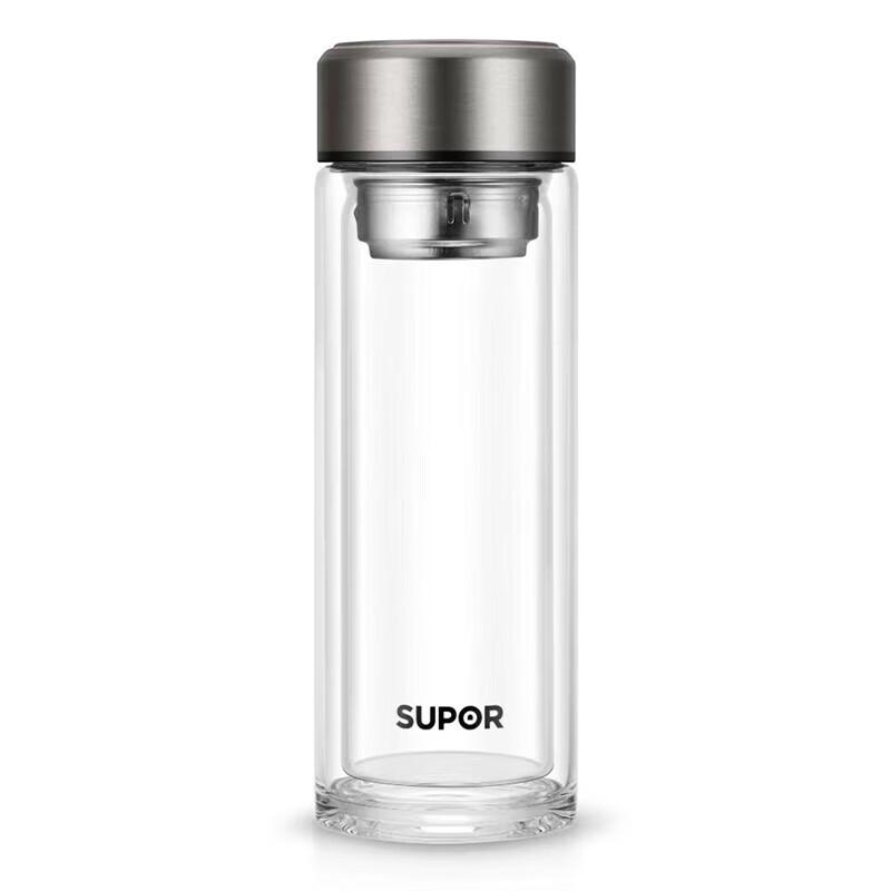 Supor Double-Layer Borosilicate Glass Mug 280mL