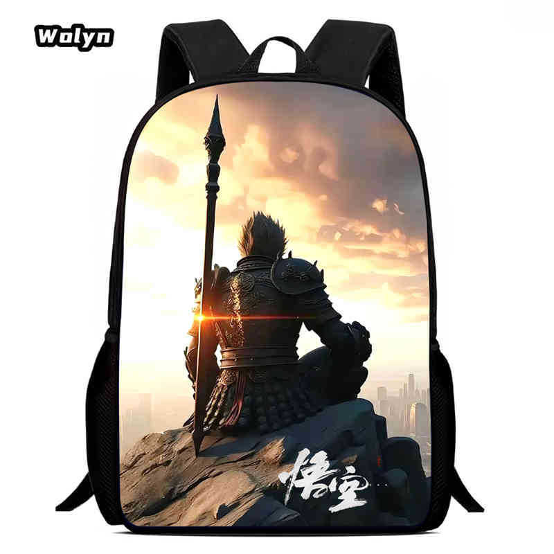 Wukong Black Myth Wukong Gioco Animazione Zaino Zaino Scolastico per Studenti Borsa per Computer