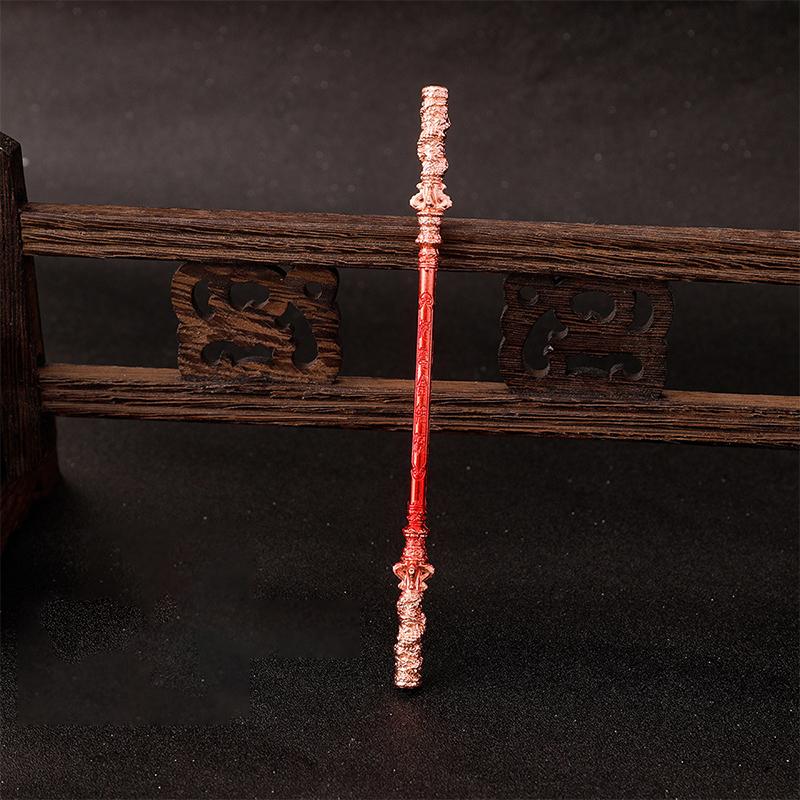 

Творческий Мини Wukong Cudgel Meatal Модель Monkey King Wukong Оружие Маленькие Украшения Поделки Детские Игрушки Аниме Периферия Подарки