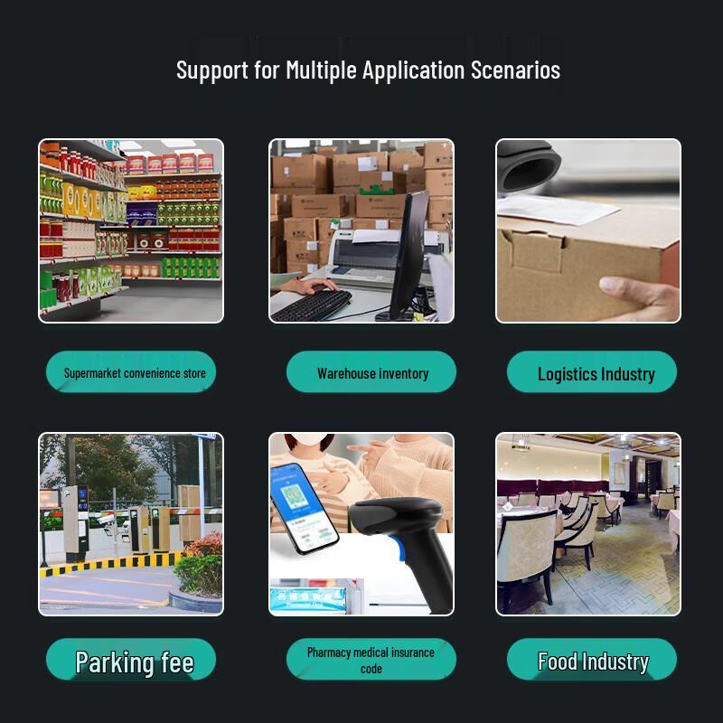 KEMAI Wireless 1D/2D Barcode Scanner (EW-9500)