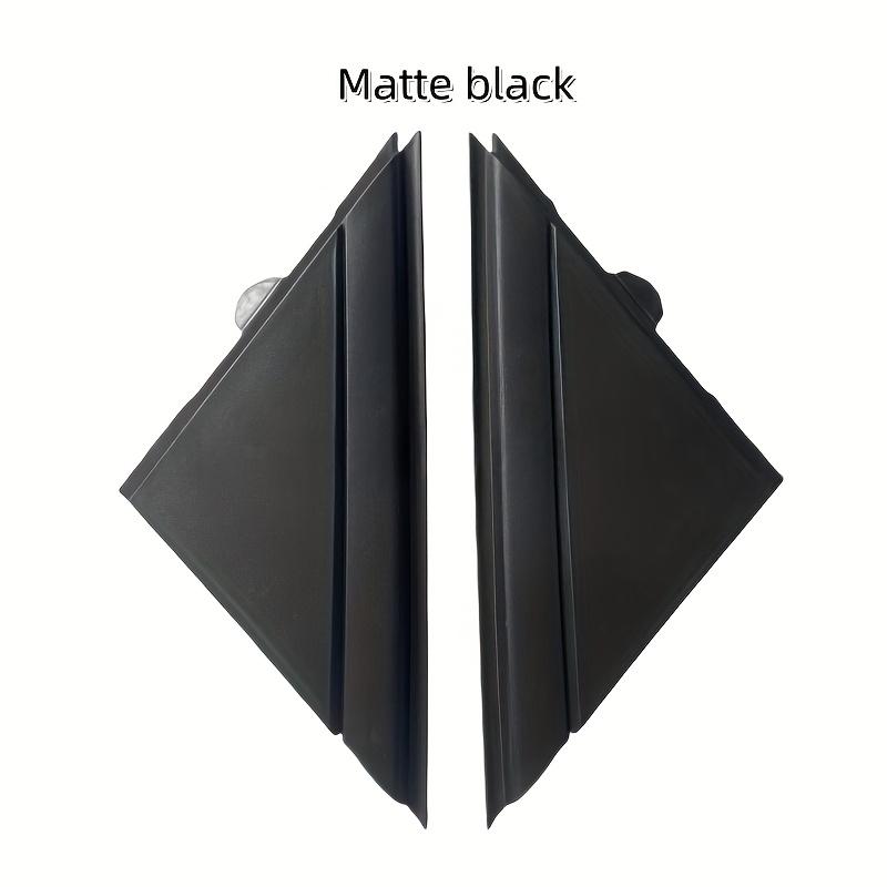 Rear View Mirror Triangle Trim Panel for FIAT 500 2012-2019 Models- Left/Right-Side Door Mirror Cover Matte Black