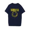 Nirvana Smiley Face Tee 90s Vintage Grunge Band Shirt Hoodie Pullover Unisex Streetwear Sweatshirt Kurt Cobain Fan Gift