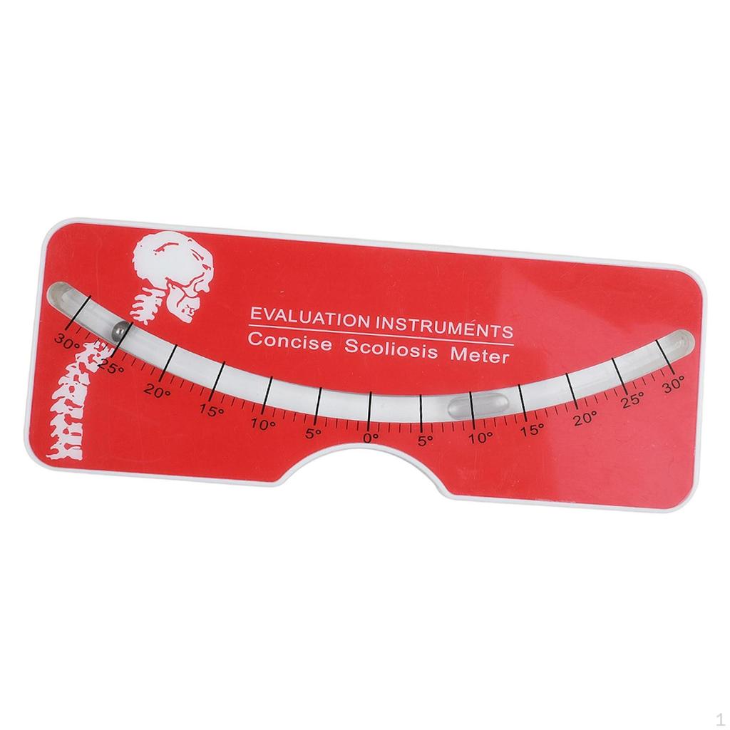 Scoliometer Medical Evaluation Versatile Measur Spinal Alignment Easy to Use