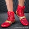 New Style Professional Boxing Shoes Men Comfortable Boxing Sneakers Breathable Wrestling Fighting Shoe Non Slip Training Sneaker