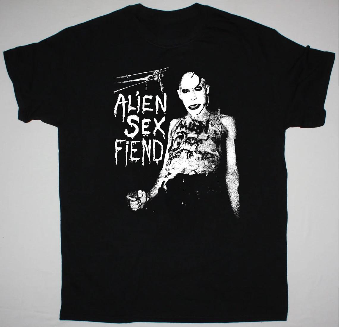 Alien Sex Fiend Schwarzes T-Shirt Baumwolle Unisex Für Männer Frauen XXXXL gray