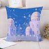 Anime Fantasy Scene Decorative Pillowcase Living Room Office Home Pillowcase Car Ornaments