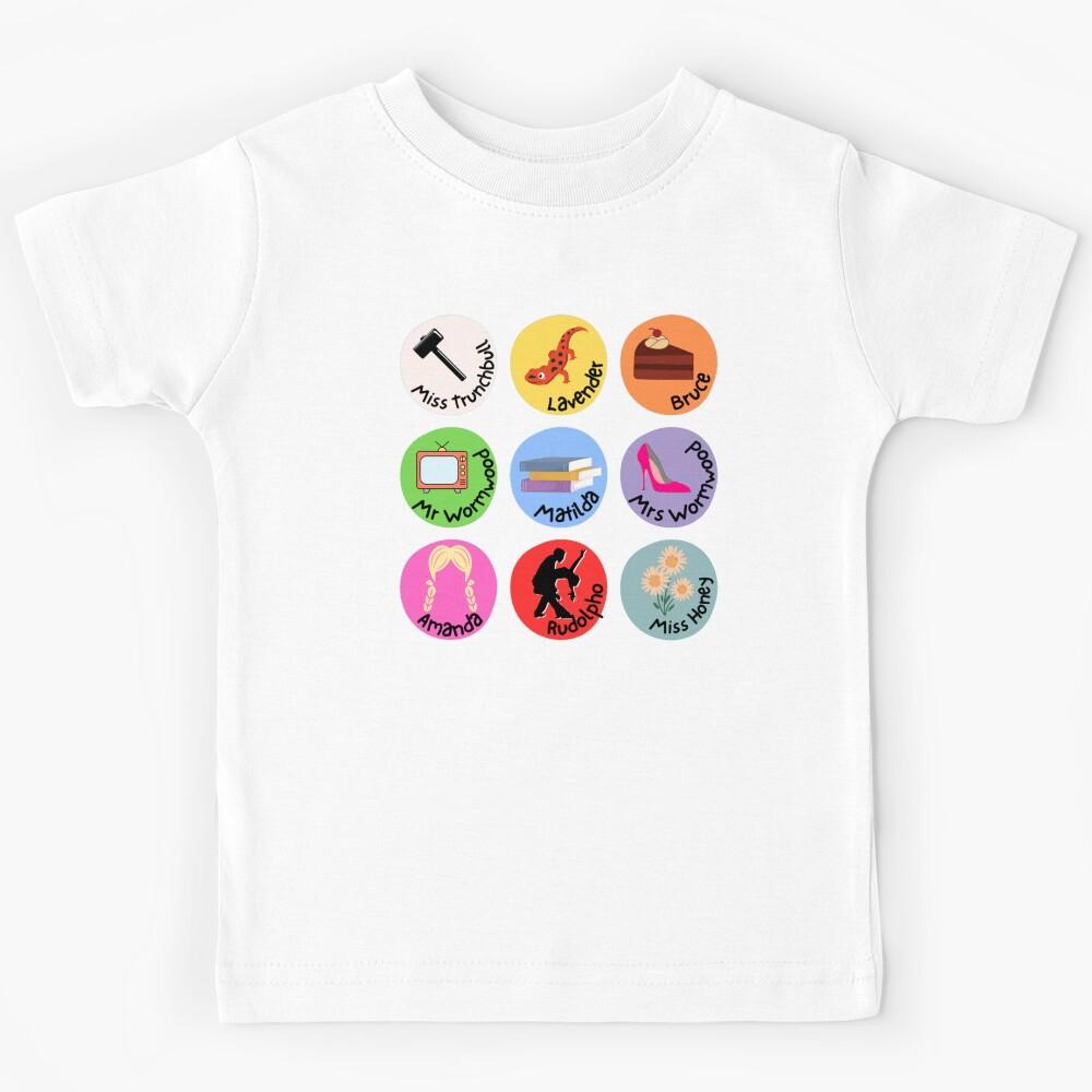 Matilda Characters Pop Art Active Kids T-Shirt 110