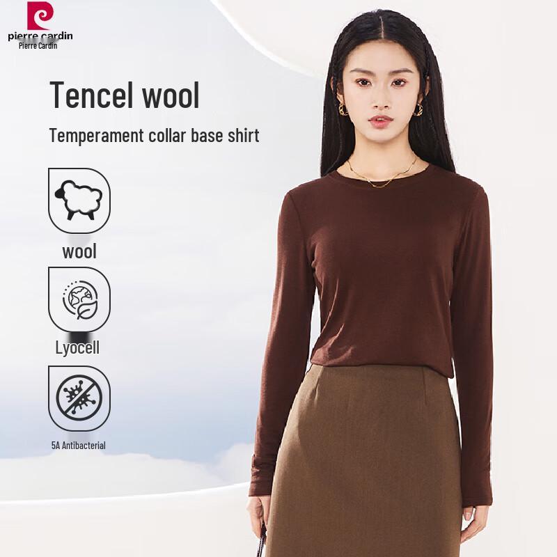 Pierre Cardin Women's Tencel Wool Thermal Base Layer Top