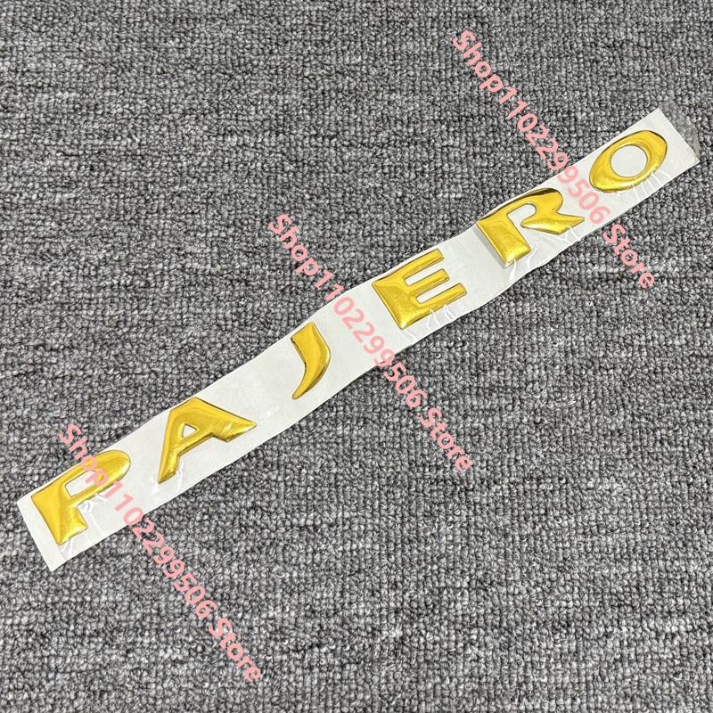 1 Piece Sticker 3D for Pajero Gls V90 Emblem for Montero V80 3.8 V6 Badge for Shogun V70 Tire Letters V60 Glx Gold or Silver