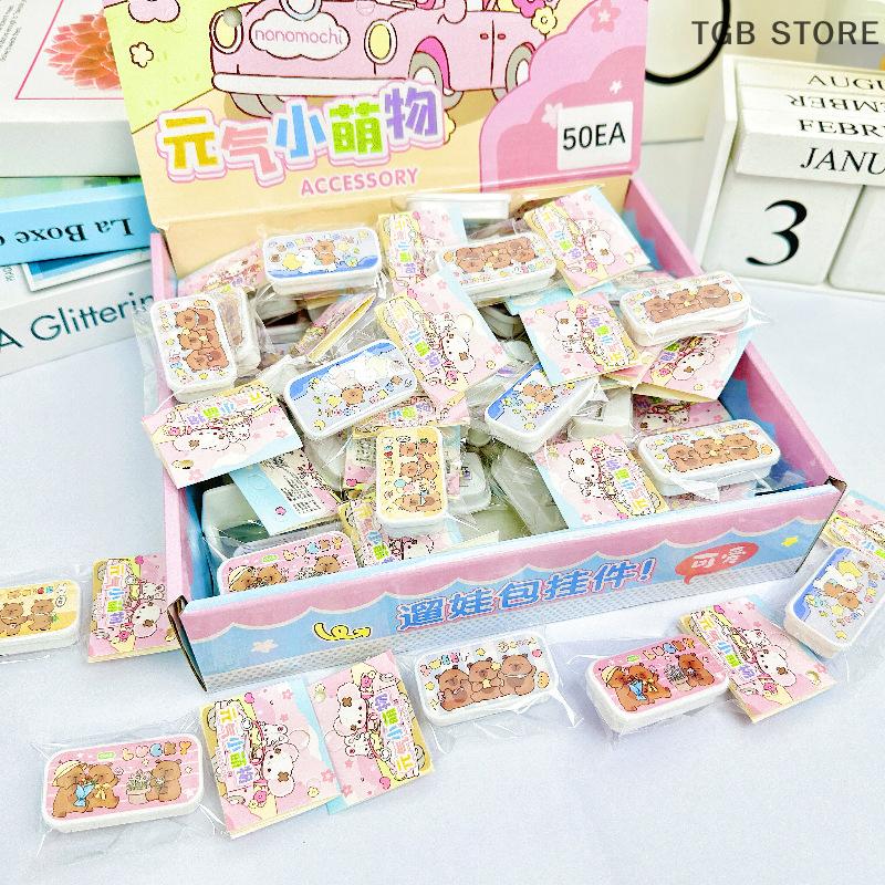 5Pcs Dollhouse Simulated Pencil Case Pretend Model Miniature Stationery Set Pendant Play  Mini Stationery Box Lifelike Design