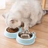 Supplies Plastic Stainless Steel Dog Food Bowl Dog Food Basin Cat Water Feeder Dog Feeding Bowls