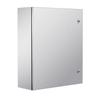 Steel Electrical Box, 24"x 20"x 8", 304 Stainless Steel Electrical Enclosure Box, Wall-Mounted Outdoor Electrical Electronic Equipment Enclosure with