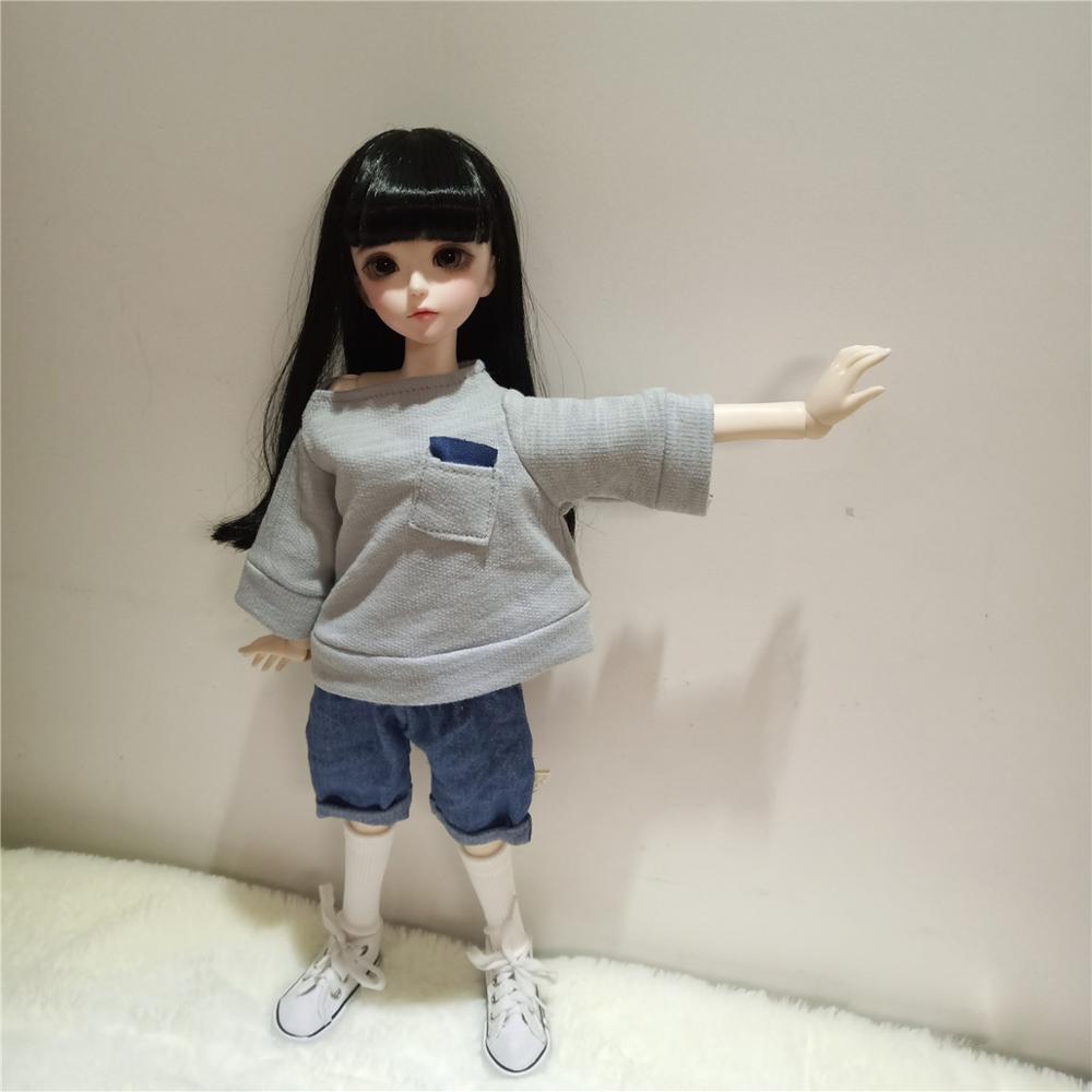 

1/4 1/6 bjd baby clothes SD doll clothes casual sweater shorts set joint doll clothing accessories children toys for 26-30cm BJD doll