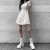 Women Mid Calf Boots Autumn Winter Fashion Lace Up Zipper Boots Sports Platform Heel Ladies Shoes