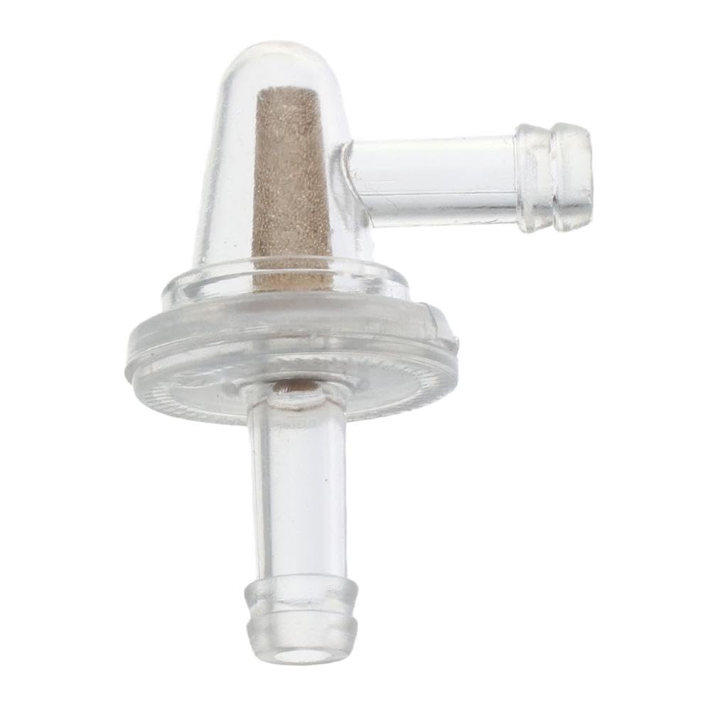 Qicarkey 2pcs Inline Fuel Filter, 90 Degree Clear Fuel Filter Replacement Car Accessories Parts