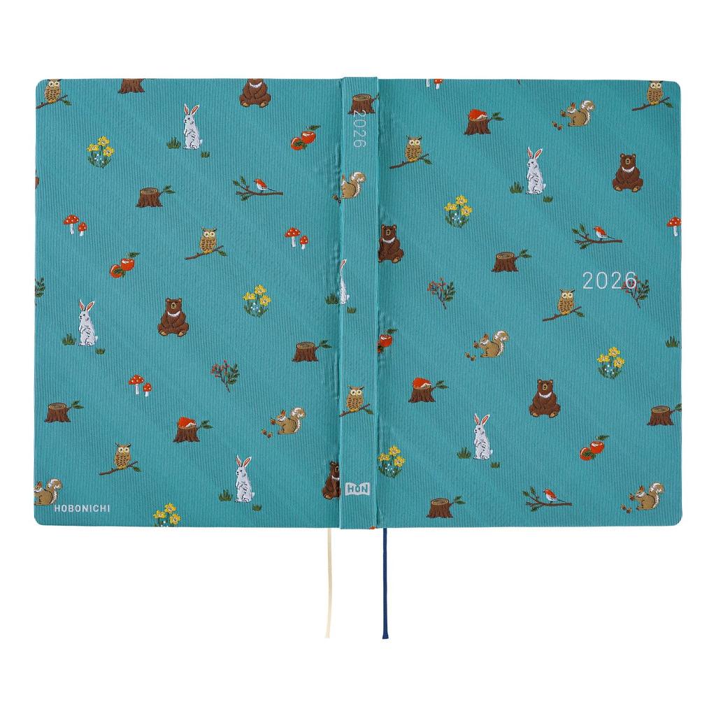 Hobonichi Techo 2026 HON Thai & Chief/in the Forest [A5/1 Page Per day/January/Monday Start]