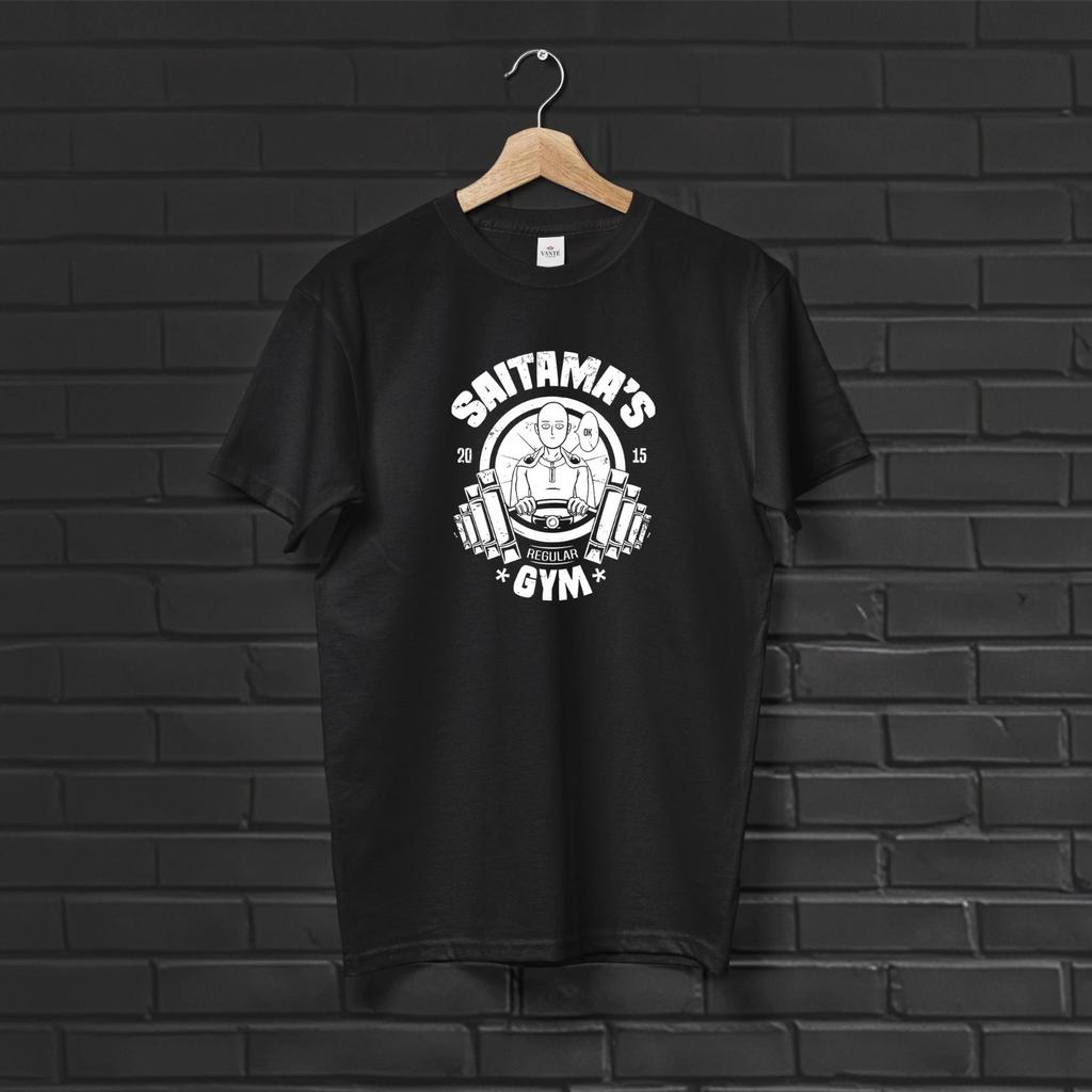 Saitama Regular Gym Fitness Graphic Anime T-Shirt Men Unisex Casual Cotton Tee