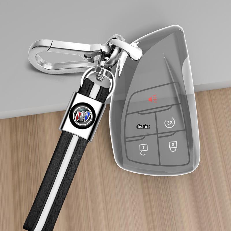 Transparent Full-Wrap Key Case for Buick Envision/Regal/Verano/Lacrosse/GL8