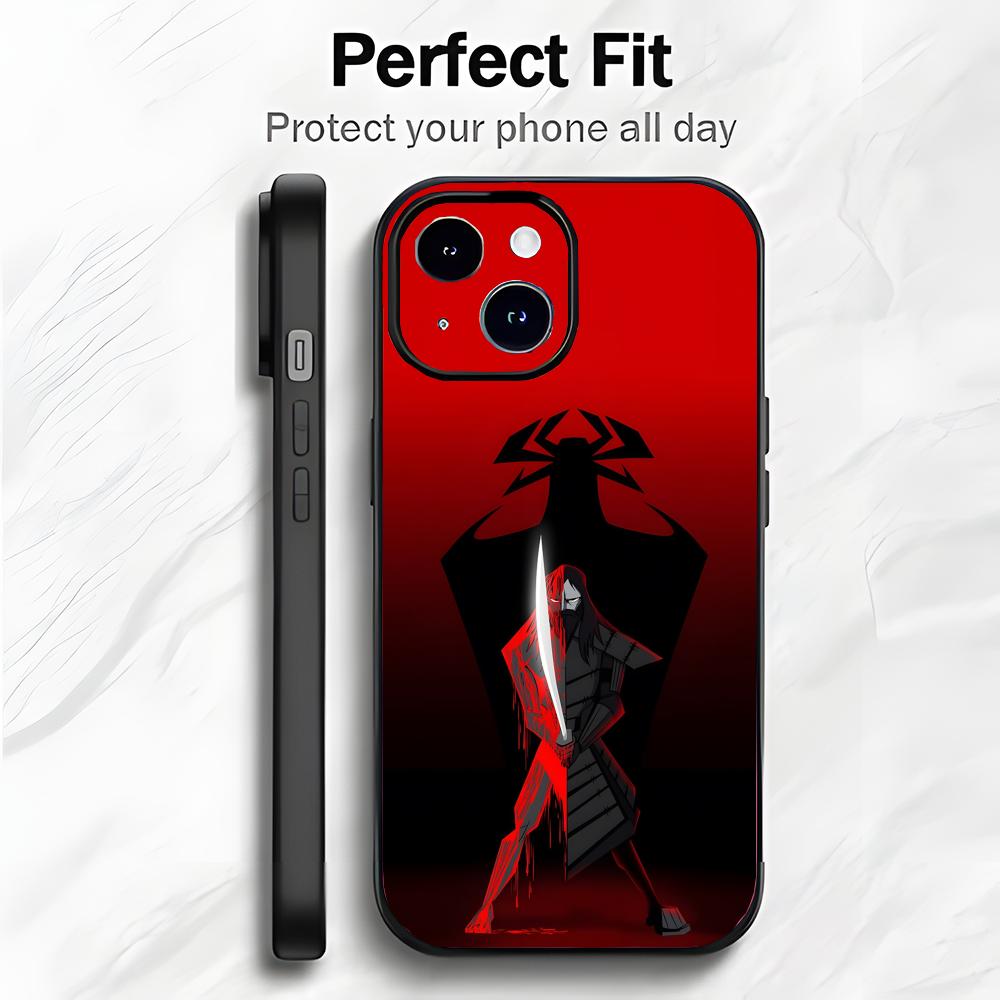 Adventure Cartoon Movie S-Samurai Jack Phone Case Phone Case Soft Packaging Lightweight For iPhone17 16 15 14 13ProMax