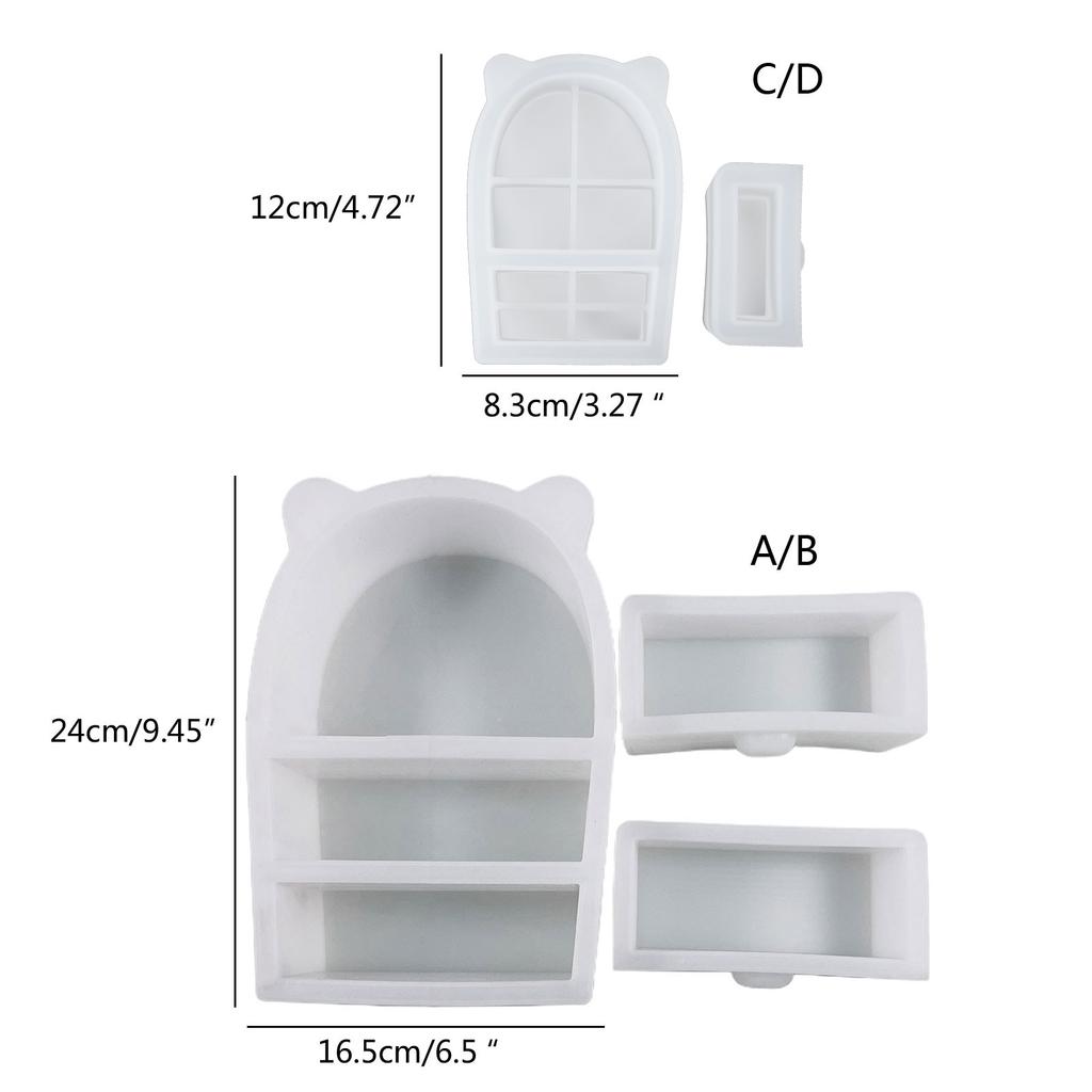 Storage Box Mold Jewelry Rings Box Mold Suitable for Jewelry Necklace Holder Jewelry Cabinet Craft Diy Home Decoration