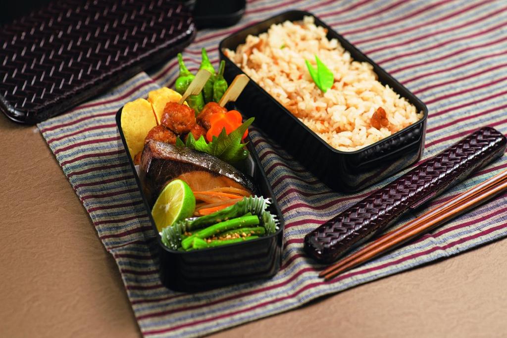 Tatsumiya HAKOYA Bento Ajiro Tanmai Brown Japanese-Made Box, Rectangular, Two-Tier, 700ml, Medium,