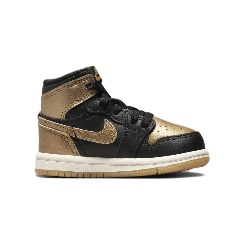New Jordan 1 Retro High OG Black Metallic Gold TD FD1413-071
