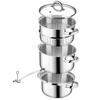 KADAX Juicer Pot 5L Stainless Steel Steamer For Induction Induction Gas Steel 3IN1