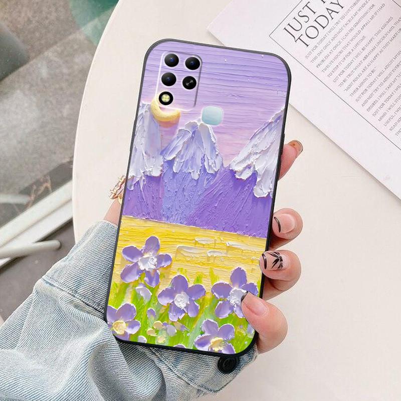 

Case For Infinix Hot 11 G37 Pattern Silicone Shockproof Phone Cover For Infinix Hot11 G37 X689F Bumper Full Protection Coque Hot 11 G37 X689F