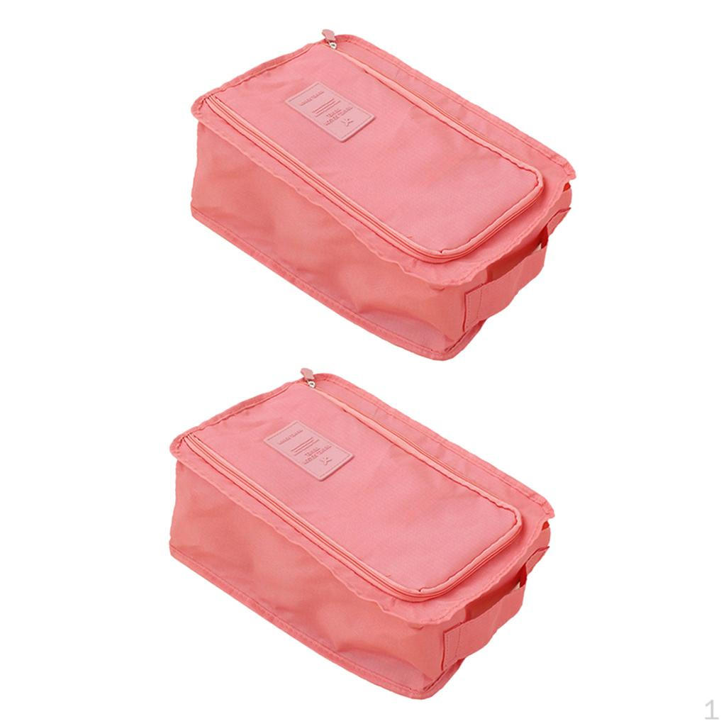 

Набор из 2 органайзеров для домашней обуви, нейлоновый, водонепроницаемый, красный