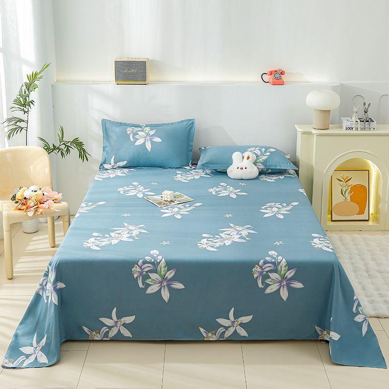 Warm and Comfortable Bed Sheets, Skin-friendly, All-season Dormitory Bed Sheets