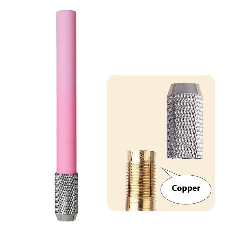 1Pcs Writing Metal Color Rod Adjustable Single Head Pencil Extender Holder Sketch School Painting Art Write Tool