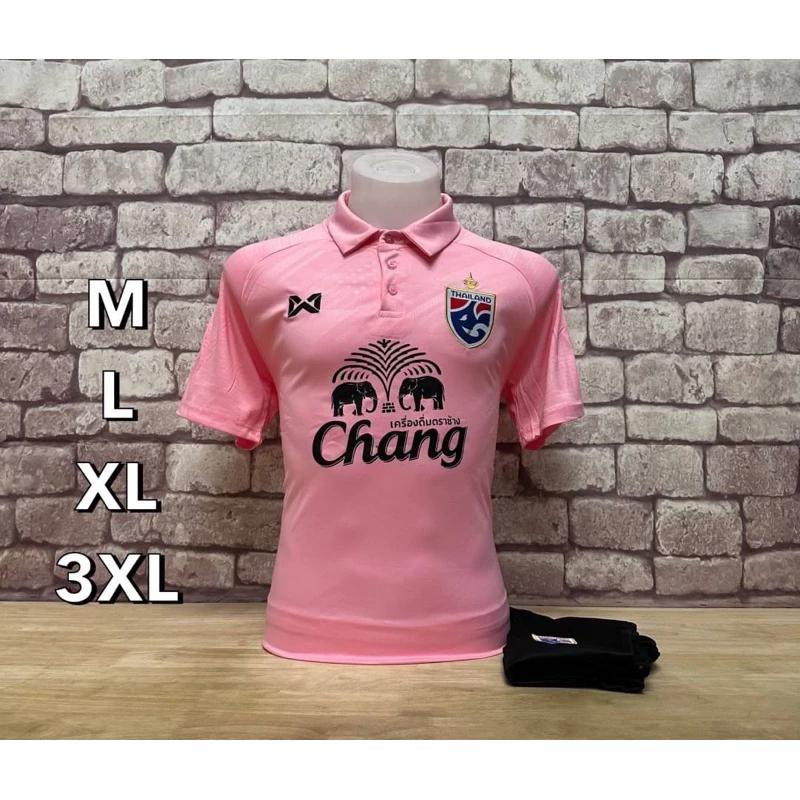 Футболка сборной Таиланда по футболу с изображением национальной сборной по футболу Домашняя футболка с принтом «мандарин» Воротник-поло Быстросохнущая форма с коротким рукавом Логотип слона Спорт M