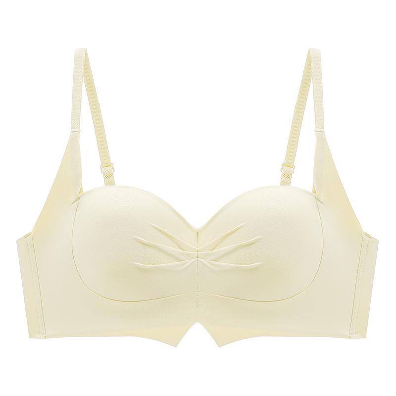 Half cup comic chest underwear women's small breasts gather and show large three-dimensional seamless upper support thickened bra underwear women