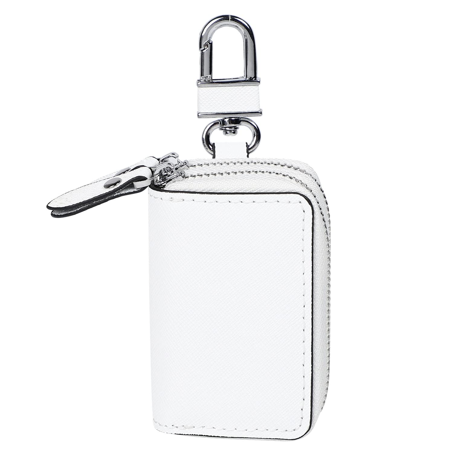 

GRANVEL Key Smart Key Cross Gift Men s Case, Compatible, Leather, Stylish, Compact, (White) білий
