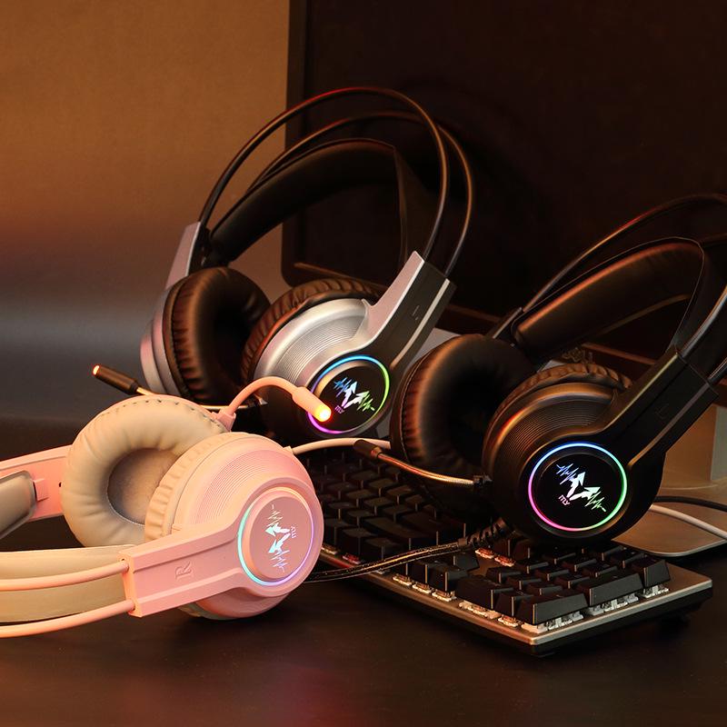 Yidianling H200 Luminous Head-mounted Gaming Headset with Noise Cancelling & Deep Bass