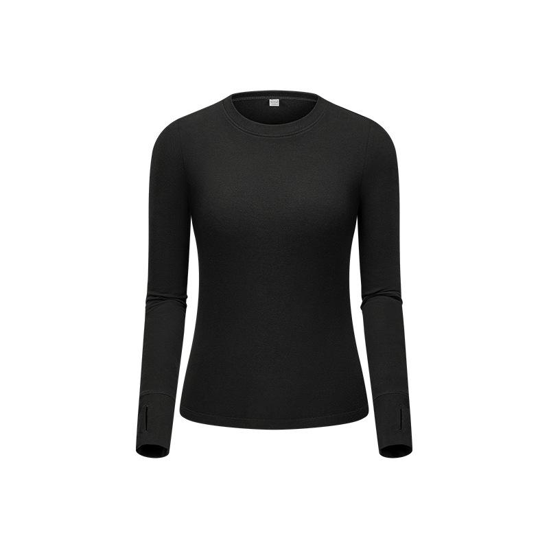 Women's Autumn/Winter Long Sleeve Slim-Fit Golf Top - Warm, Comfortable, Skin-Friendly, Round Neck Base Layer